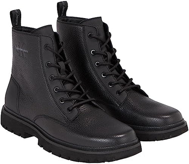Calvin Klein Herren Eva MID Laceup Boot LTH YM0YM00751 Stiefel, Schwarz (Triple Black), EU im Sale